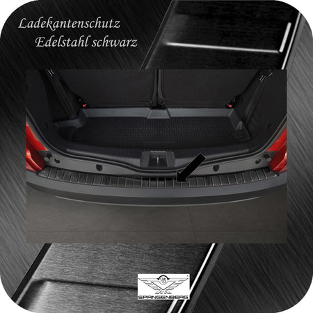 Ladekantenschutz Edelstahl schwarz für Dacia Jogger Kombi ab Bj 03.2022- 3245258 b