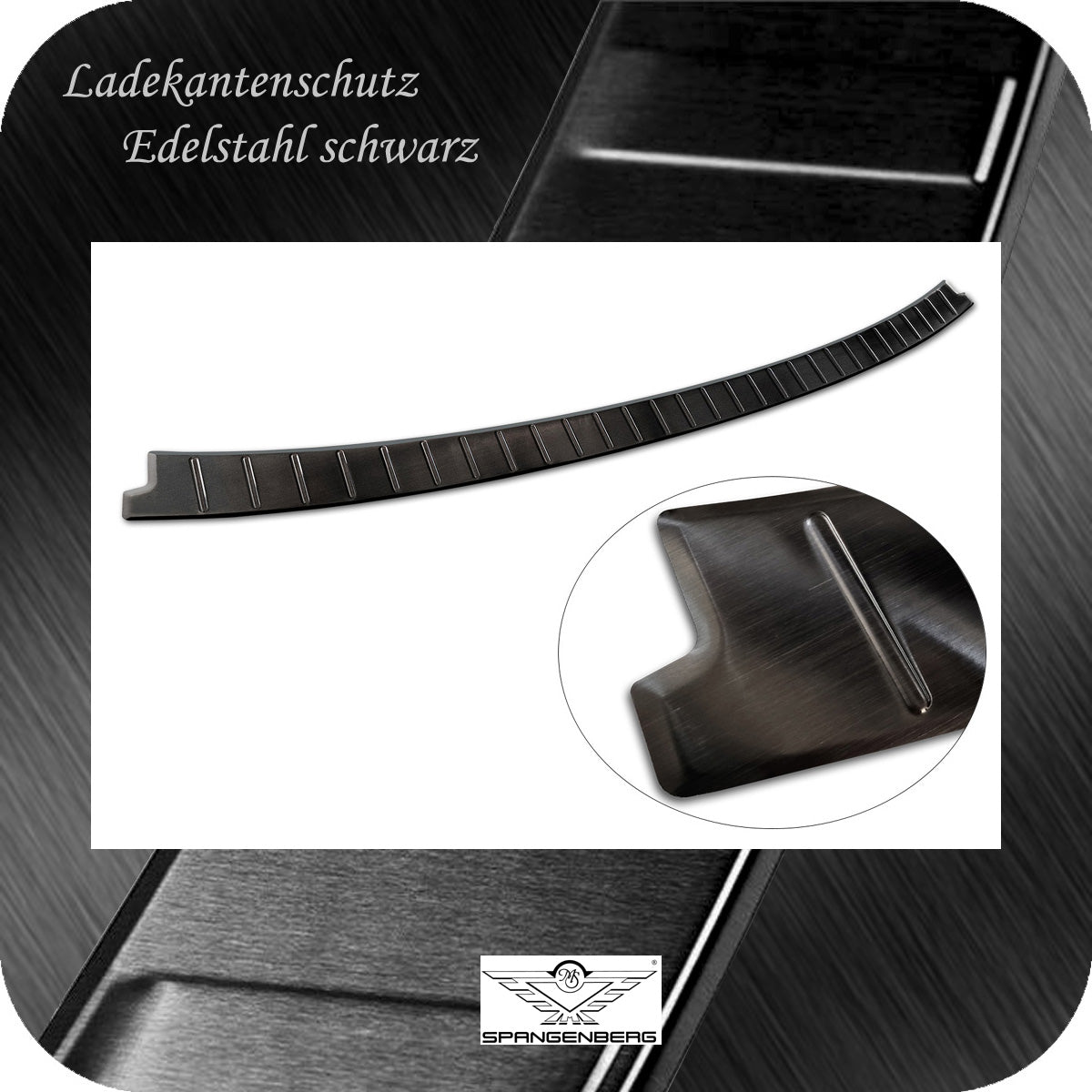 Ladekantenschutz Edelstahl schwarz für Dacia Jogger Kombi ab Bj 03.2022- 3245258 e