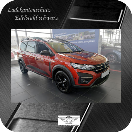 Ladekantenschutz Edelstahl schwarz für Dacia Jogger Kombi ab Bj 03.2022- 3245258 h