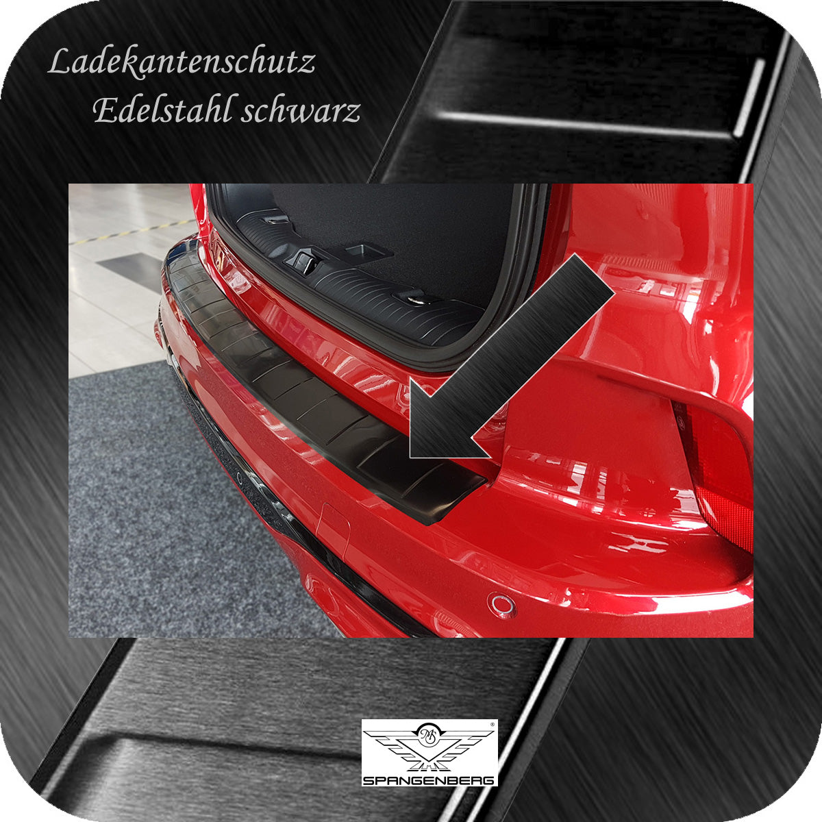 Ladekantenschutz Edelstahl schwarz Ford Kuga III ab 09.2019- nur ST-Line 3245270c