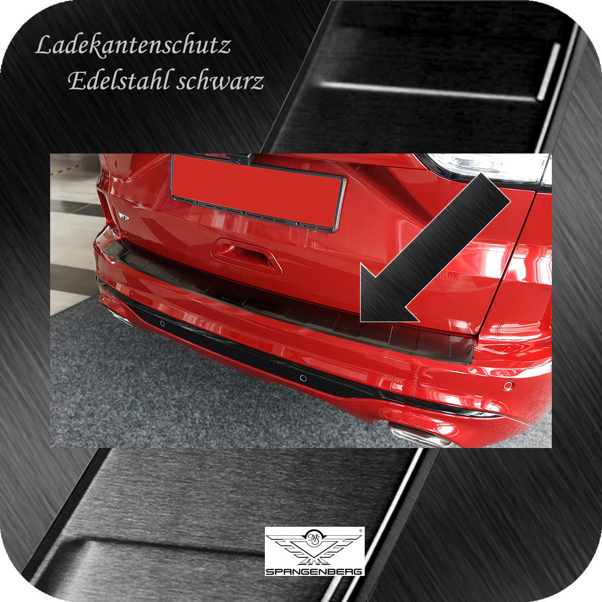 Ladekantenschutz Edelstahl schwarz Ford Kuga III ab 09.2019- nur ST-Line 3245270d