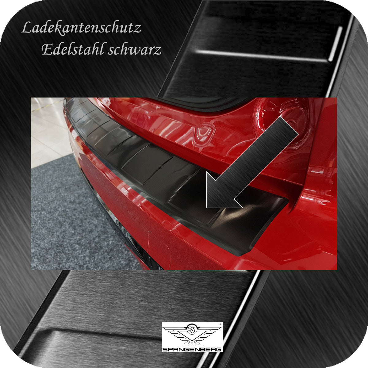 Ladekantenschutz Edelstahl schwarz Ford Kuga III ab 09.2019- nur ST-Line 3245270e