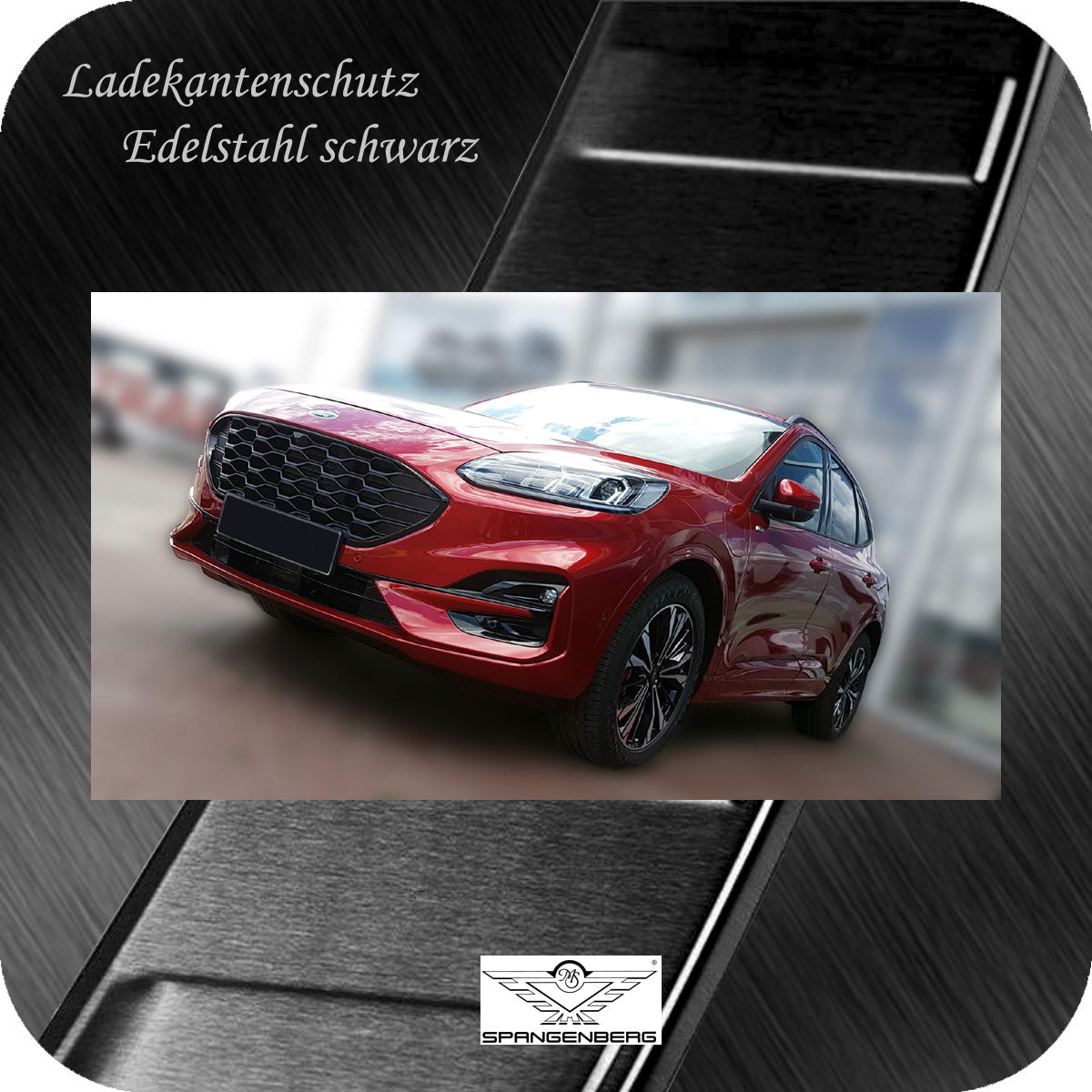 Ladekantenschutz Edelstahl schwarz Ford Kuga III ab 09.2019- nur ST-Line 3245270h