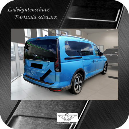 Ladekantenschutz Edelstahl schwarz für Ford Tourneo Connect III 10.2021- 3245274 g