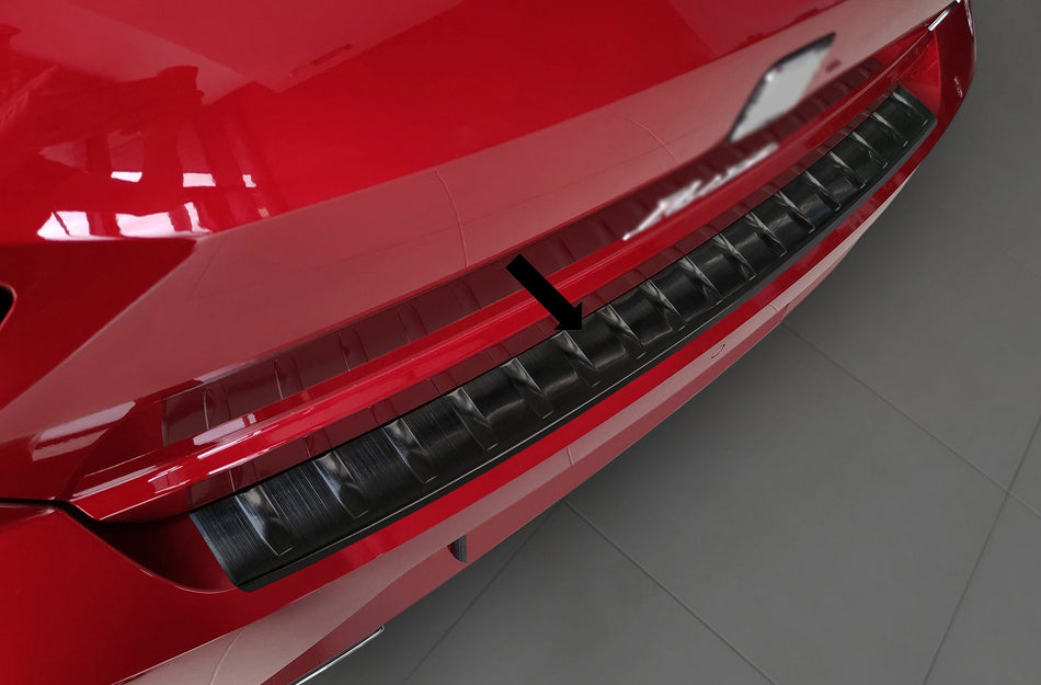 Ladekantenschutz Edelstahl schwarz für Seat Ibiza V 5-Türer Mopf 4.2021- 3245277 a