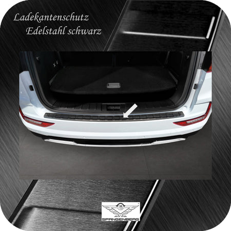 Ladekantenschutz Edelstahl schwarz für Ssangyong Rexton Facelift 3.2021- 3245279 b