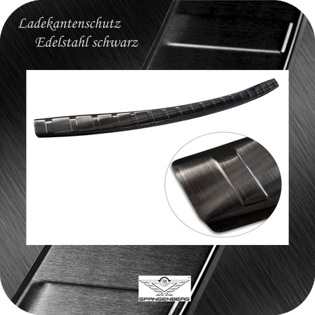 Ladekantenschutz Edelstahl schwarz für Ssangyong Rexton Facelift 3.2021- 3245279 e