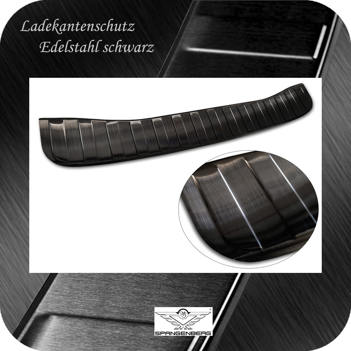 Ladekantenschutz Edelstahl schwarz für Toyota Corolla XII 5-Türer 03.18- 3245283e