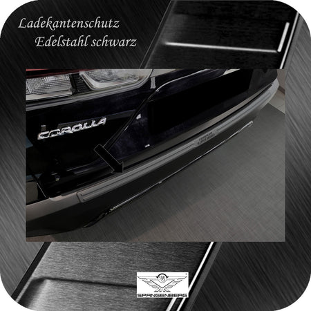 Ladekantenschutz Edelstahl schwarz für Toyota Corolla Cross ab 11.2022- 3245284 d