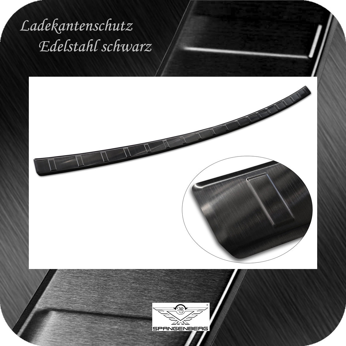 Ladekantenschutz Edelstahl schwarz für Toyota Corolla Cross ab 11.2022- 3245284 e