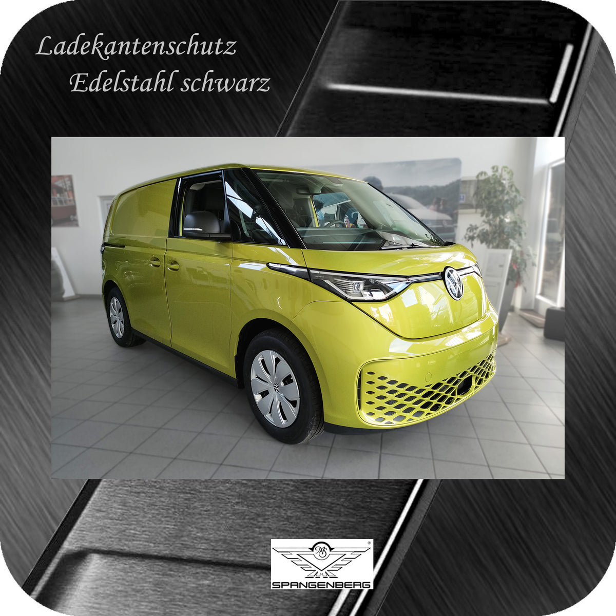 Ladekantenschutz Edelstahl schwarz für VW ID. Buzz ab Baujahr 5.2022- 3245286 h