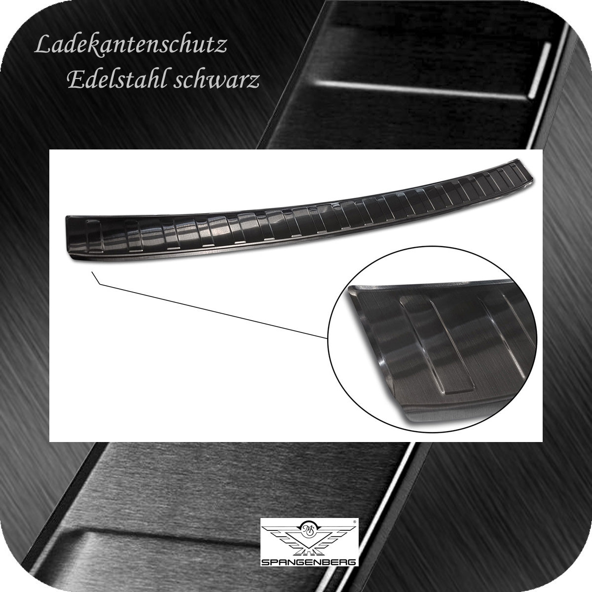 Ladekantenschutz Edelstahl schwarz VW Arteon Shooting Brake ab 06.2020- 3245291f