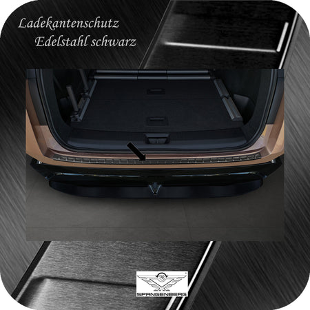 Ladekantenschutz Edelstahl schwarz für Nissan Ariya SUV ab Bj. 04.2022- 3245296 b