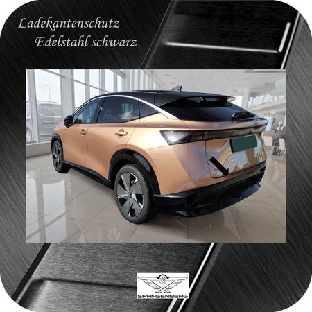 Ladekantenschutz Edelstahl schwarz für Nissan Ariya SUV ab Bj. 04.2022- 3245296 g