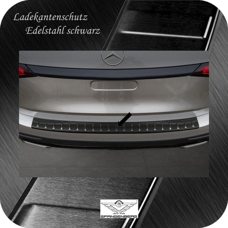 Ladekantenschutz Edelstahl schwarz für Mercedes GLC II X254 SUV 06.2022- 3245299 b