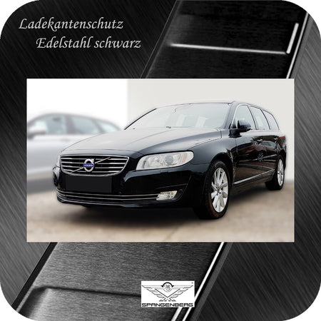 Ladekantenschutz Edelstahl schwarz für Volvo V70 III ab Facelift 6.2013- 3245301 h