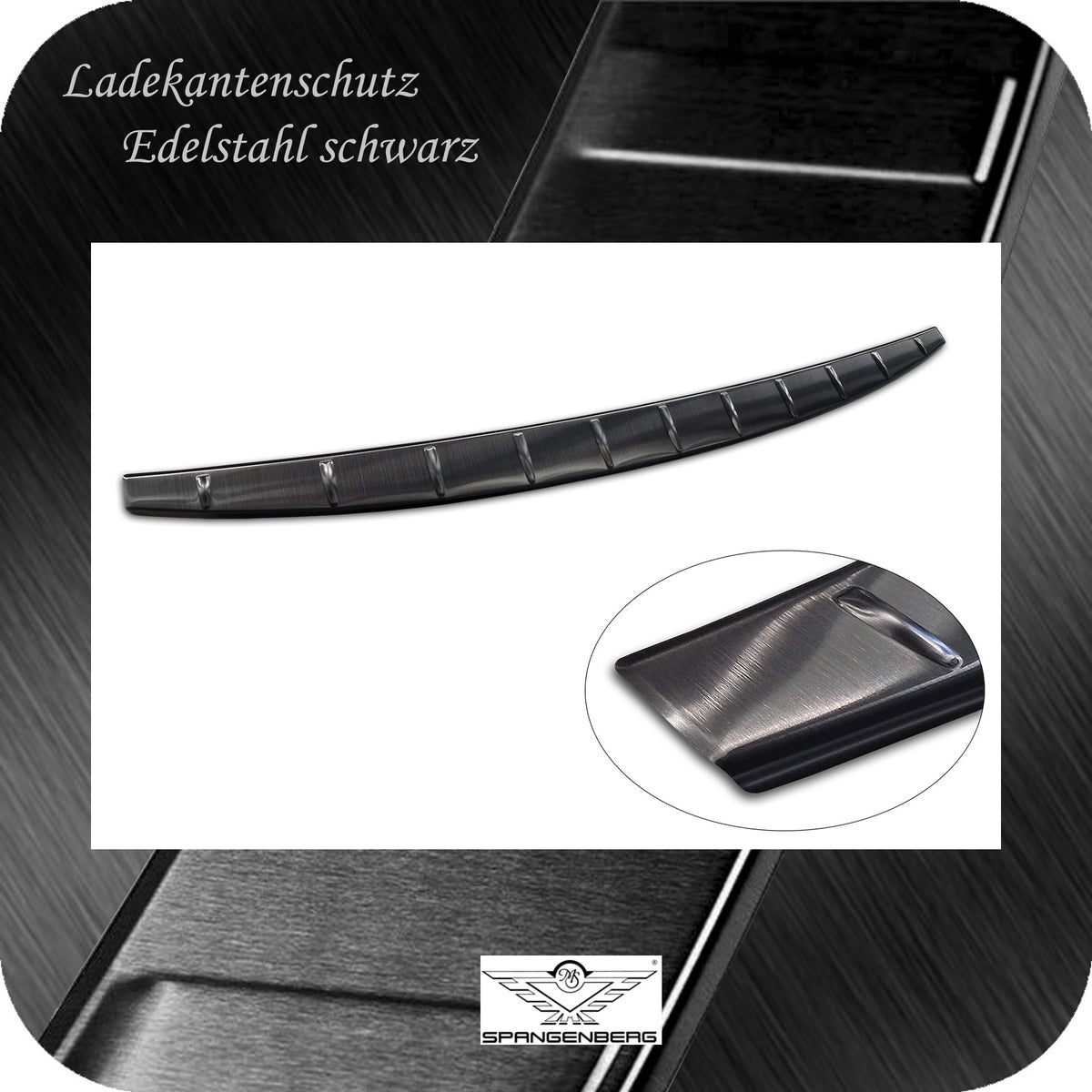 Ladekantenschutz Edelstahl schwarz für Volvo EX30 ab Baujahr 12.2023- 3245302 e