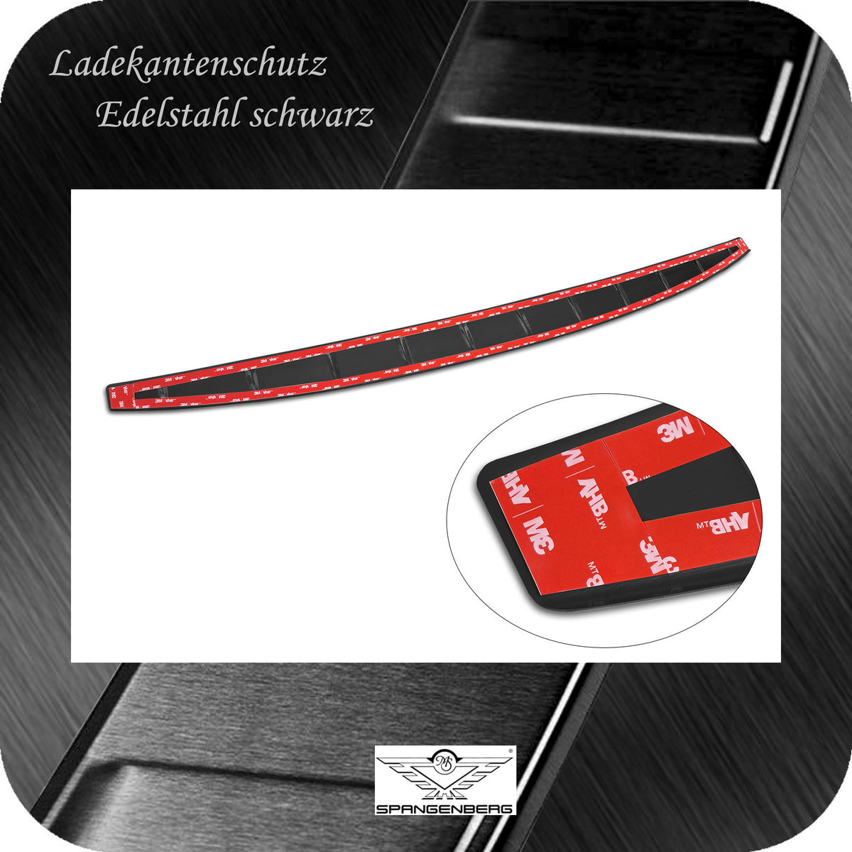 Ladekantenschutz Edelstahl schwarz für Volvo EX30 ab Baujahr 12.2023- 3245302 f