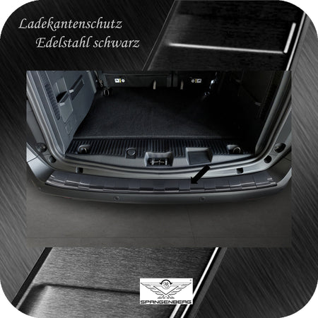 Ladekantenschutz Edelstahl schwarz für Ford Tourneo Courier II 07.2023- 3245303c
