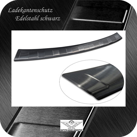 Ladekantenschutz Edelstahl schwarz für Ford Tourneo Courier II 07.2023- 3245303e