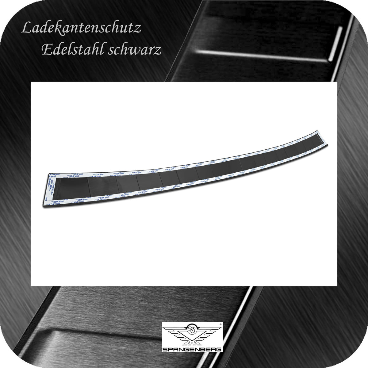 Ladekantenschutz Edelstahl schwarz für Ford Tourneo Courier II 07.2023- 3245303f