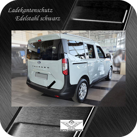 Ladekantenschutz Edelstahl schwarz für Ford Tourneo Courier II 07.2023- 3245303g