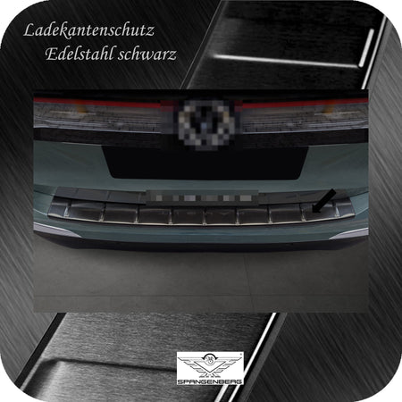 Ladekantenschutz Edelstahl schwarz für Volkswagen VW Tiguan III 11.2023- 3245305 b