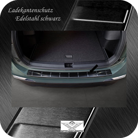 Ladekantenschutz Edelstahl schwarz für Volkswagen VW Tiguan III 11.2023- 3245305 c