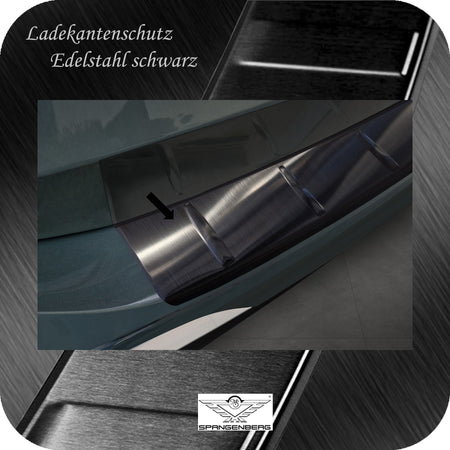 Ladekantenschutz Edelstahl schwarz für Volkswagen VW Tiguan III 11.2023- 3245305 e