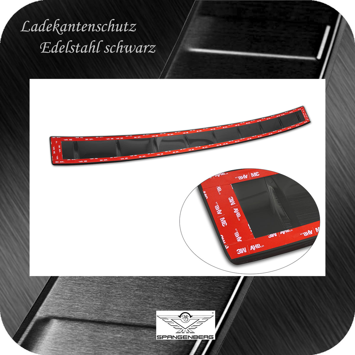 Ladekantenschutz Edelstahl schwarz für Volkswagen VW Tiguan III 11.2023- 3245305 g
