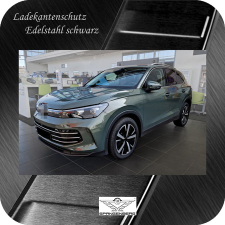 Ladekantenschutz Edelstahl schwarz für Volkswagen VW Tiguan III 11.2023- 3245305 i