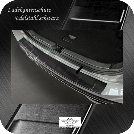 Ladekantenschutz Edelstahl schwarz für VW Passat Variant B9 ab 02.2024- 3245306 a