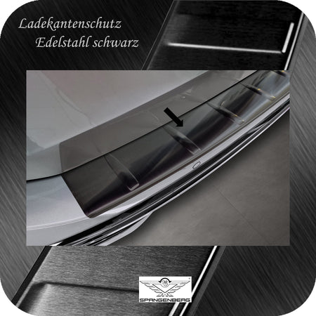 Ladekantenschutz Edelstahl schwarz für VW Passat Variant B9 ab 02.2024- 3245306 d