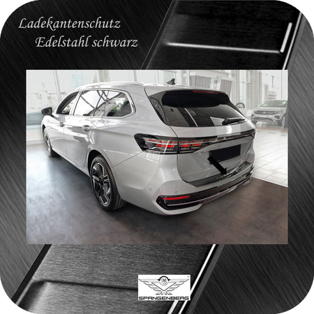 Ladekantenschutz Edelstahl schwarz für VW Passat Variant B9 ab 02.2024- 3245306 g