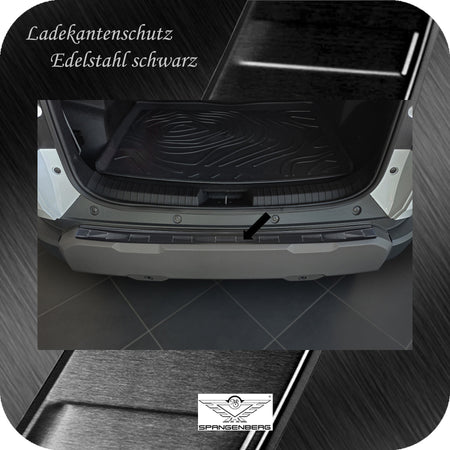 Ladekantenschutz Edelstahl schwarz für Dacia Duster III 3.Gen. ab 05.24- 3245308c