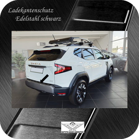 Ladekantenschutz Edelstahl schwarz für Dacia Duster III 3.Gen. ab 05.24- 3245308g