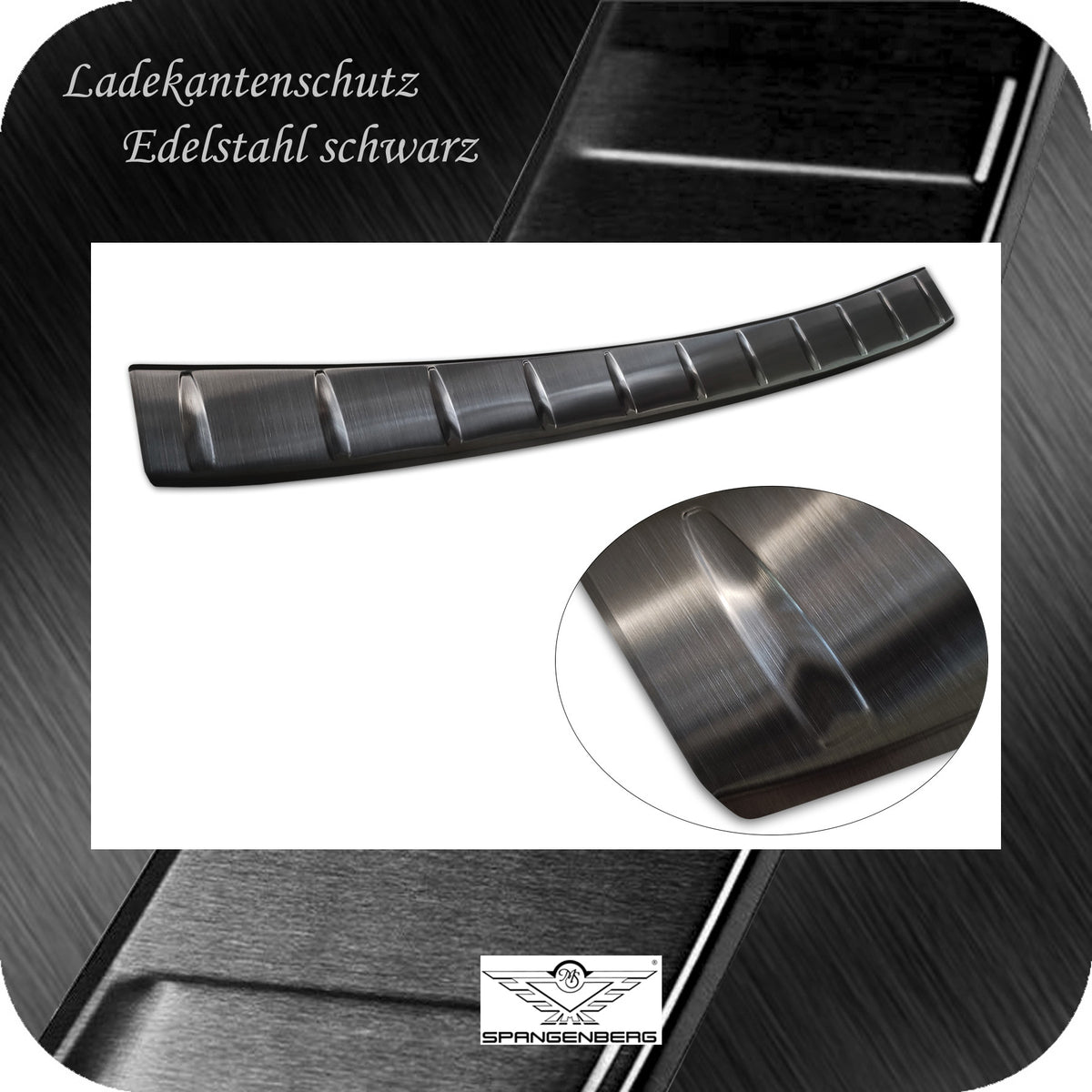 Ladekantenschutz Edelstahl schwarz für Opel Astra L Sports Tourer 10.22- 3245309 e