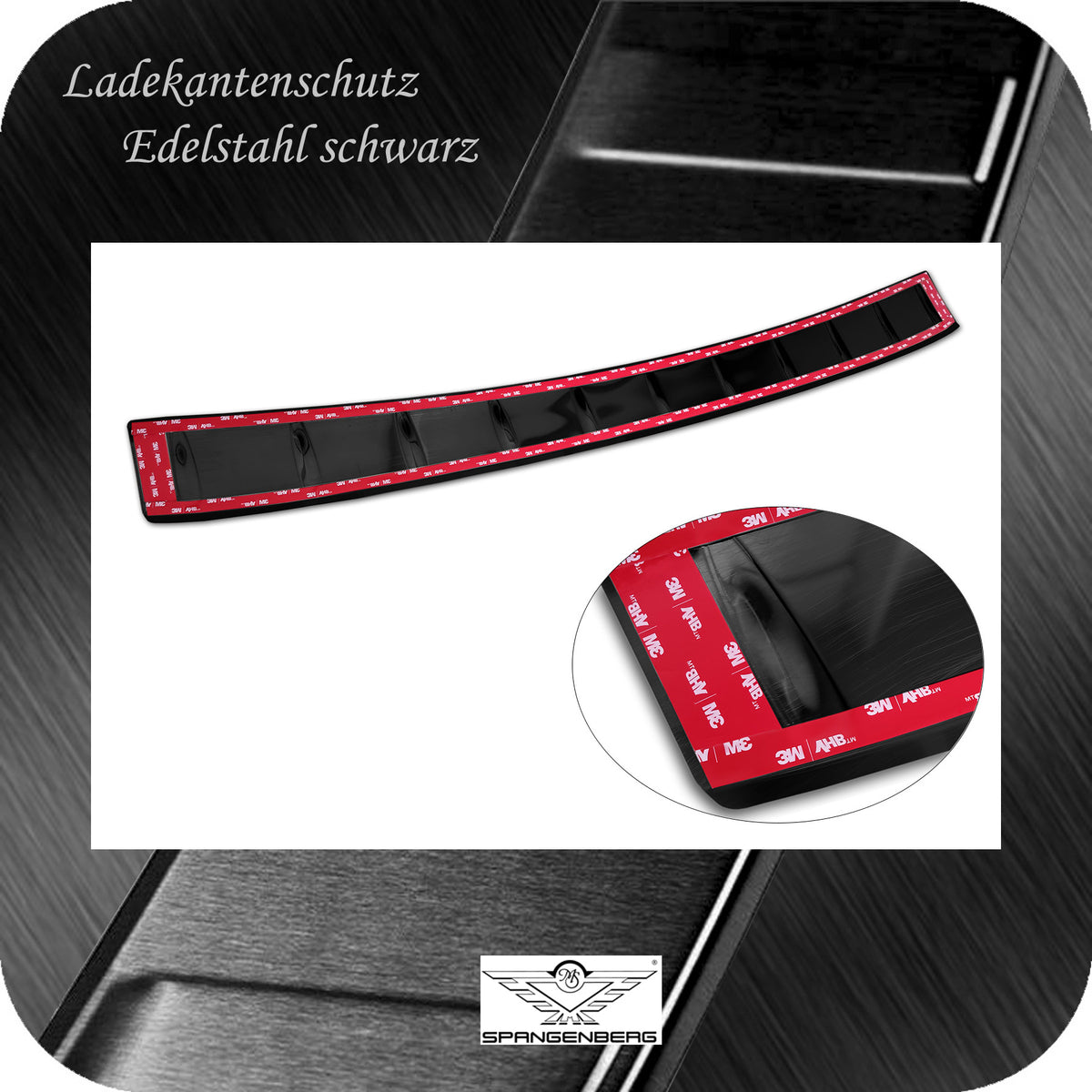 Ladekantenschutz Edelstahl schwarz für Opel Astra L Sports Tourer 10.22- 3245309 f