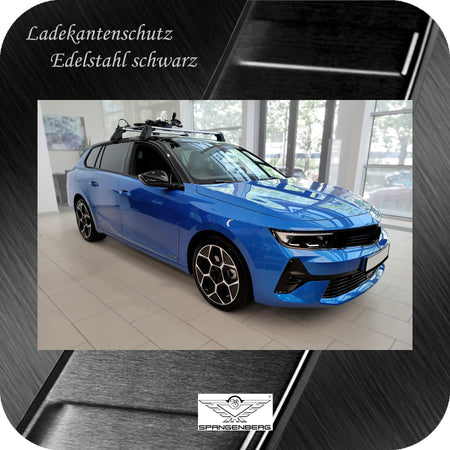 Ladekantenschutz Edelstahl schwarz für Opel Astra L Sports Tourer 10.22- 3245309 h