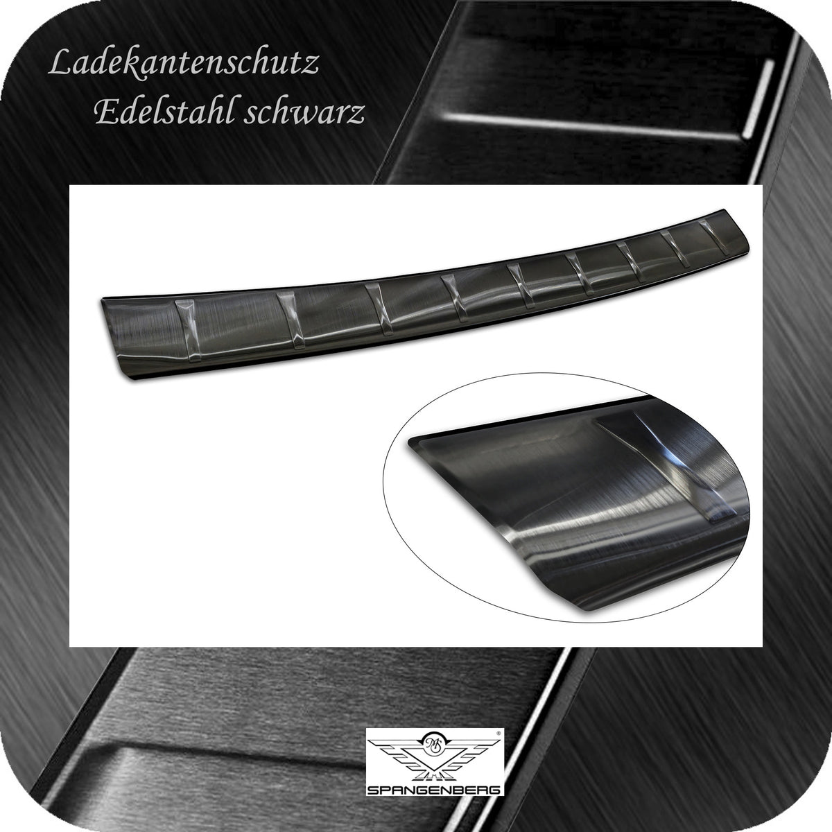 Ladekantenschutz Edelstahl schwarz Mercedes E-Klasse T-Modell S214 2023- 3245314e