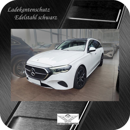 Ladekantenschutz Edelstahl schwarz Mercedes E-Klasse T-Modell S214 2023- 3245314h