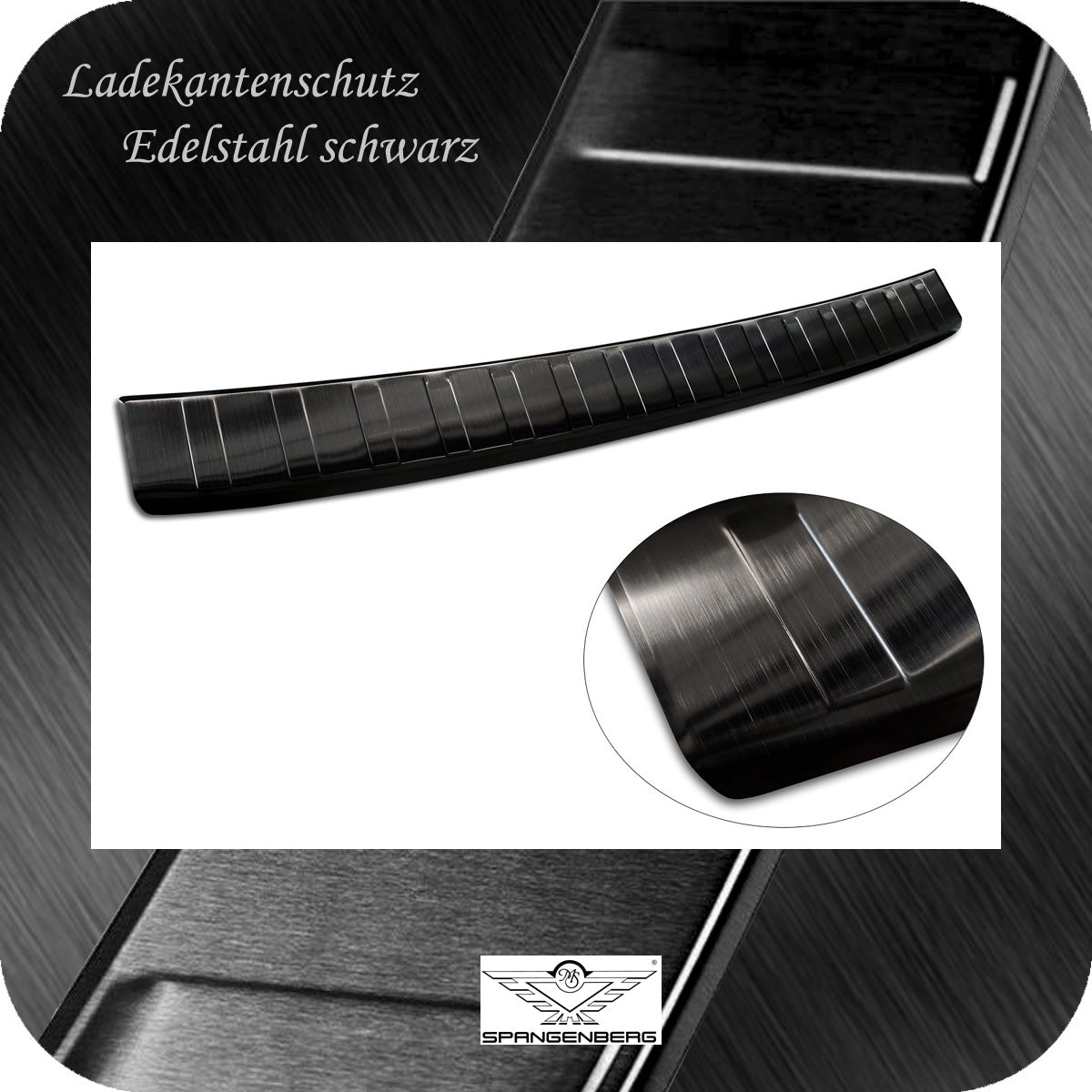 Ladekantenschutz Edelstahl schwarz für Cupra Born ab Baujahr 09.2021- 3245329 e