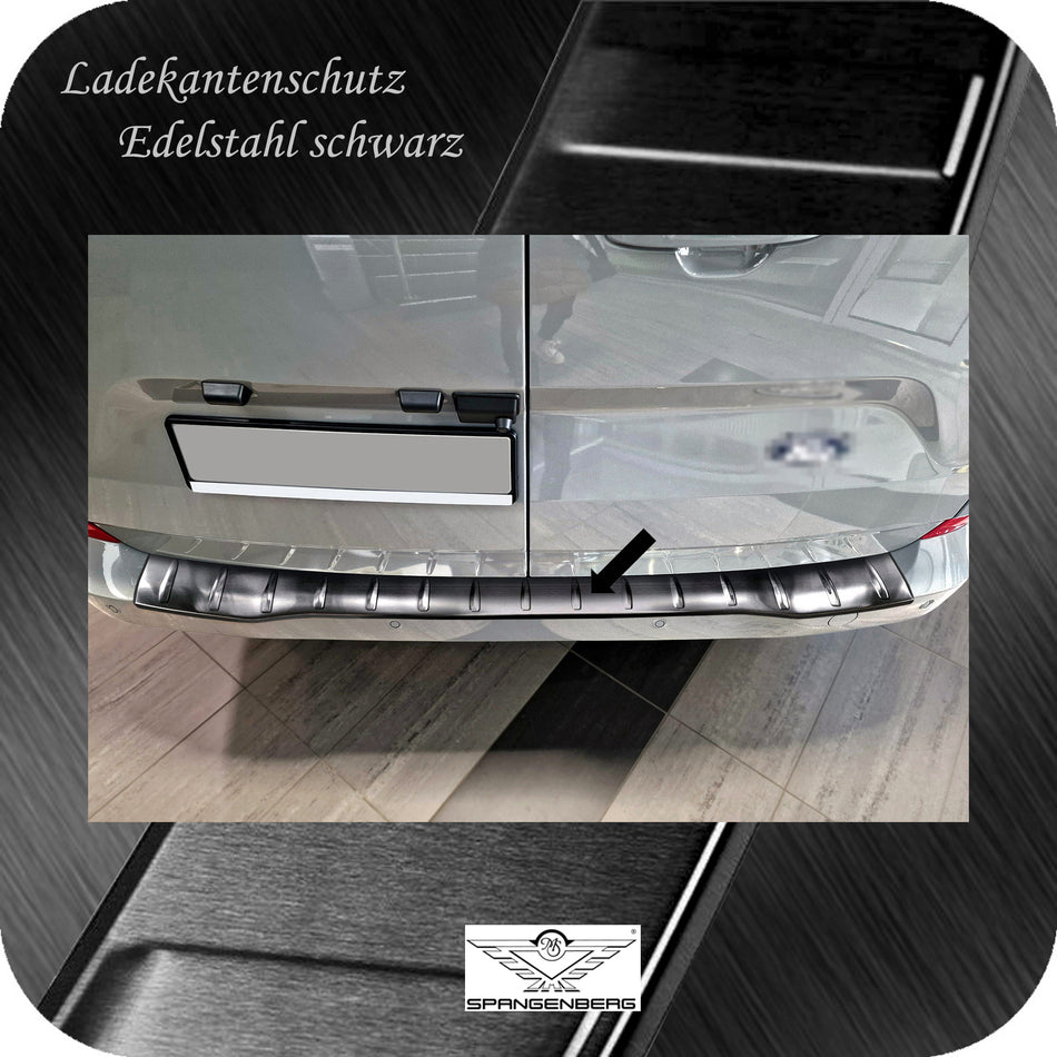 Ladekantenschutz Edelstahl schwarz Ford Transit/Tourneo Custom II 09.23- 3245332 b