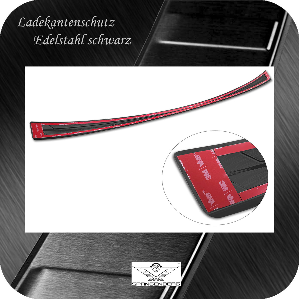 Ladekantenschutz Edelstahl schwarz für Lexus RX V Typ AL30 ab Bj 6.2022- 3245333 f
