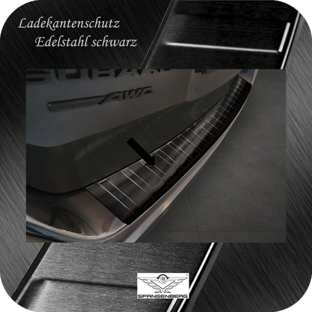 Ladekantenschutz Edelstahl schwarz für Subaru Outback VI BT Mopf 5.2021- 3245334 c