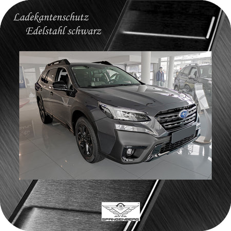 Ladekantenschutz Edelstahl schwarz für Subaru Outback VI BT Mopf 5.2021- 3245334 h