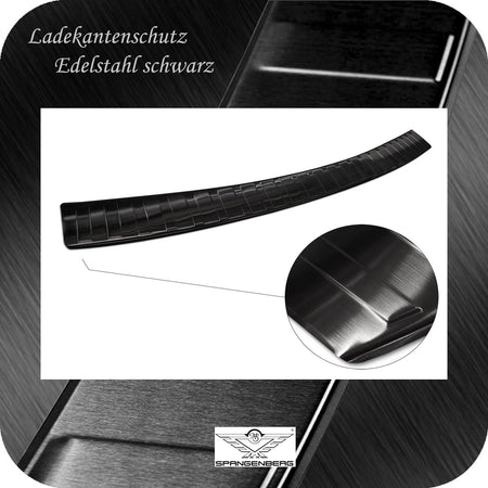Ladekantenschutz Edelstahl schwarz für Subaru Forester V SK ab 05.2019- 3245335 e