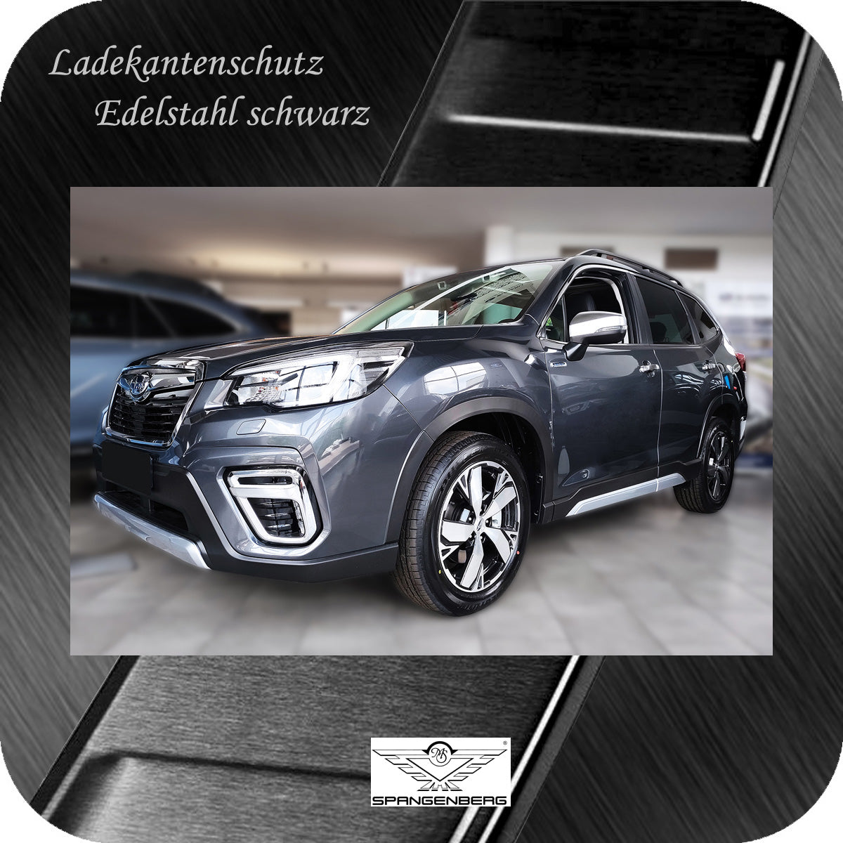 Ladekantenschutz Edelstahl schwarz für Subaru Forester V SK ab 05.2019- 3245335 g