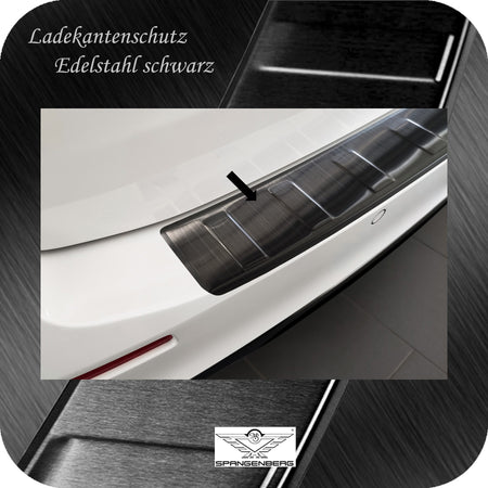 Ladekantenschutz Edelstahl schwarz für BMW 5er Touring G31 Mopf 06.2020- 3245339 d