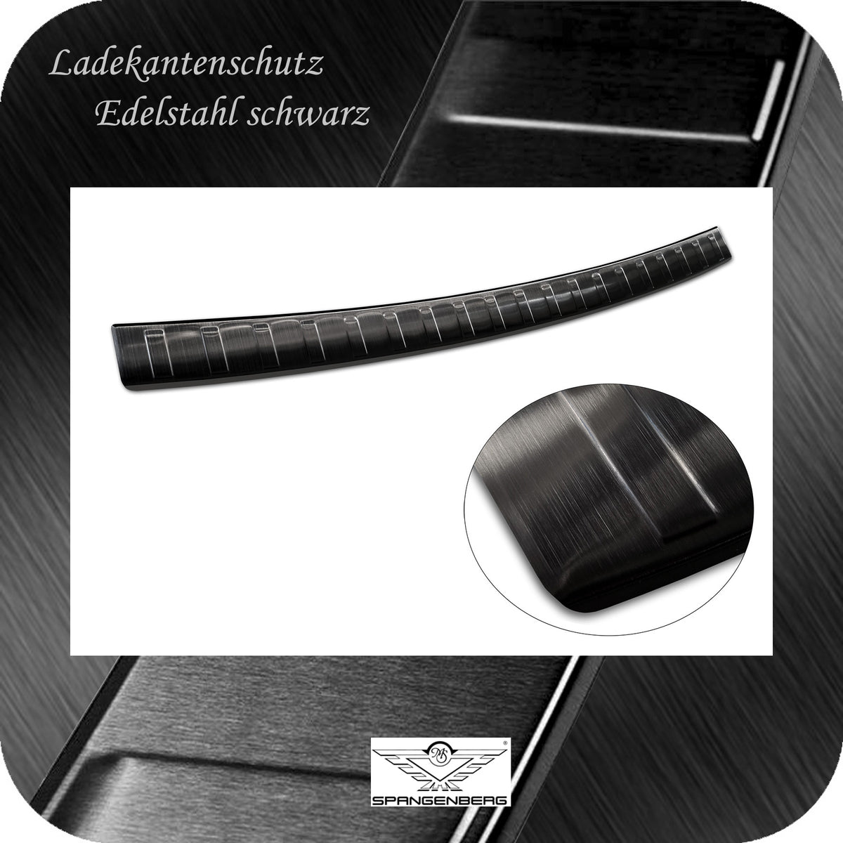 Ladekantenschutz Edelstahl schwarz für BMW 5er Touring G31 Mopf 06.2020- 3245339 e